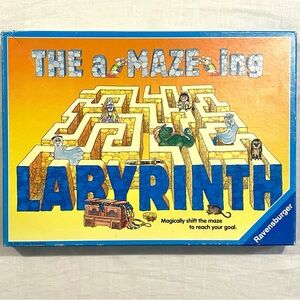 Vintage 1988 Ravensberger The Amazing Labyrinth Board Game Maze Fantasy 80s 90s